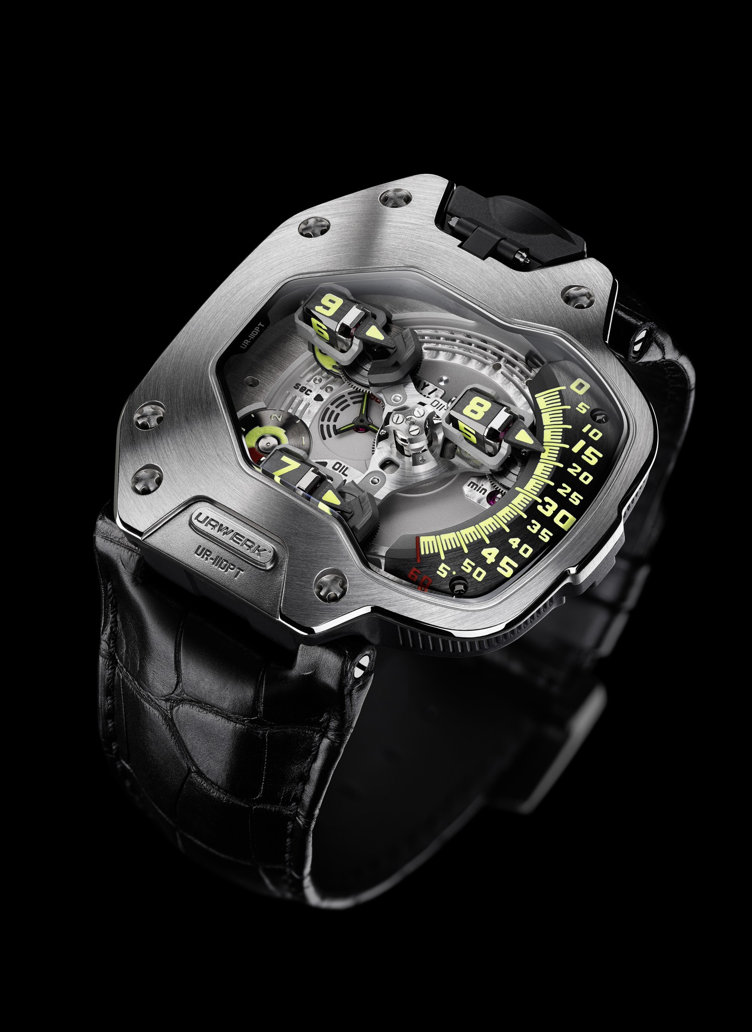 Replica Urwerk UR-110 PT Titanium and Platinum Watch